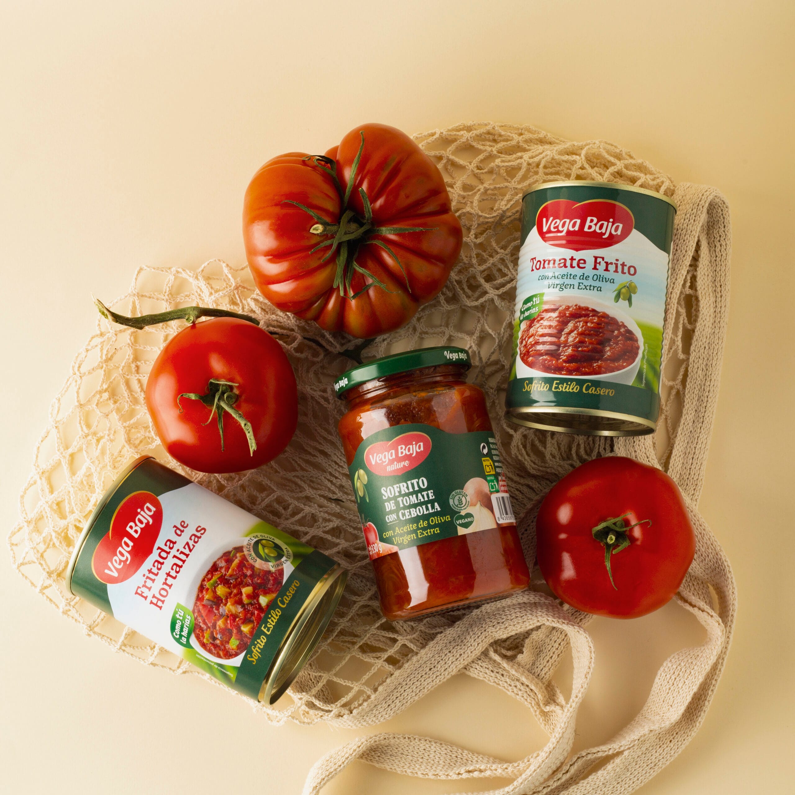 Tienda online de conservas Vega Baja con tomate, sofritos y salsas