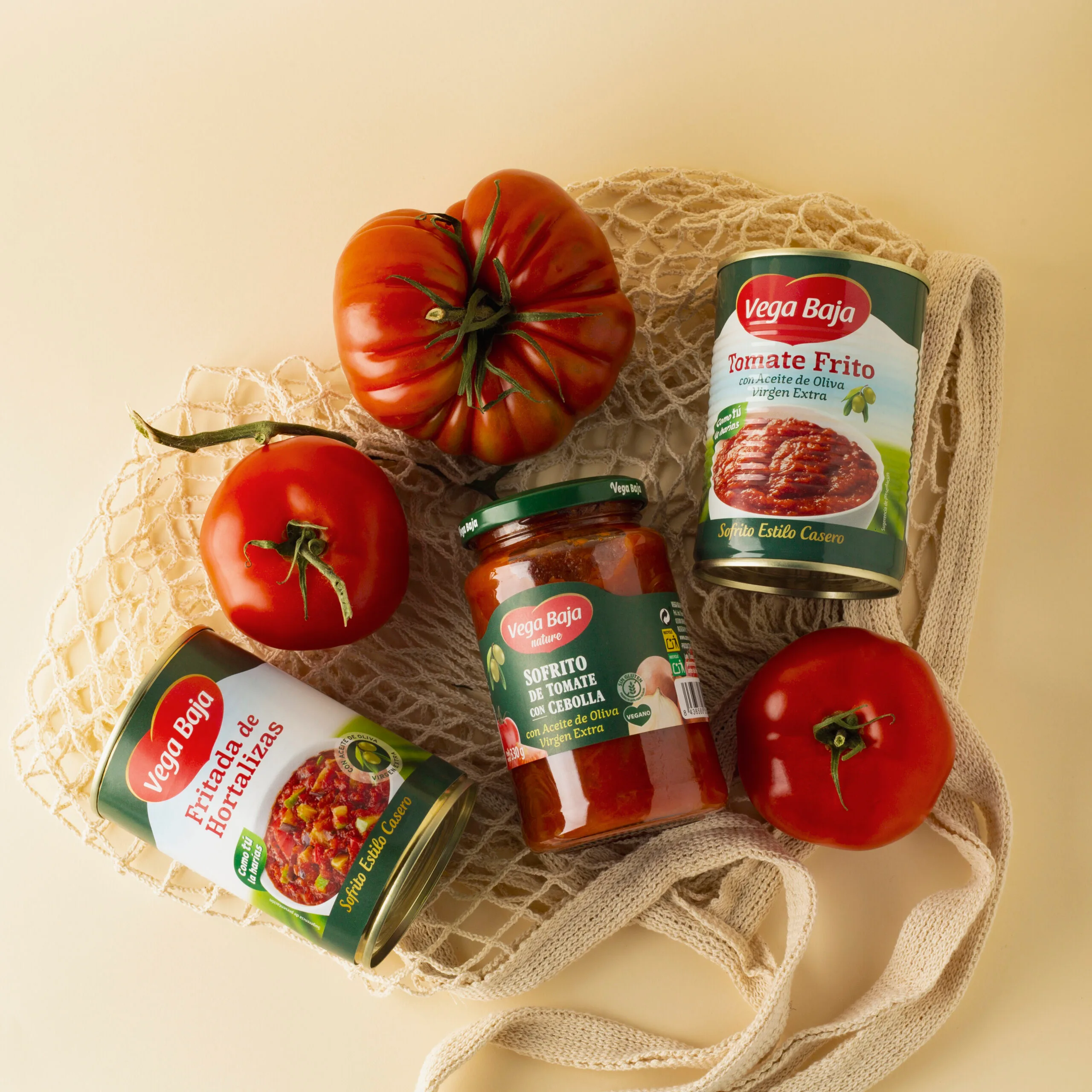 Tienda online de conservas Vega Baja con tomate, sofritos y salsas